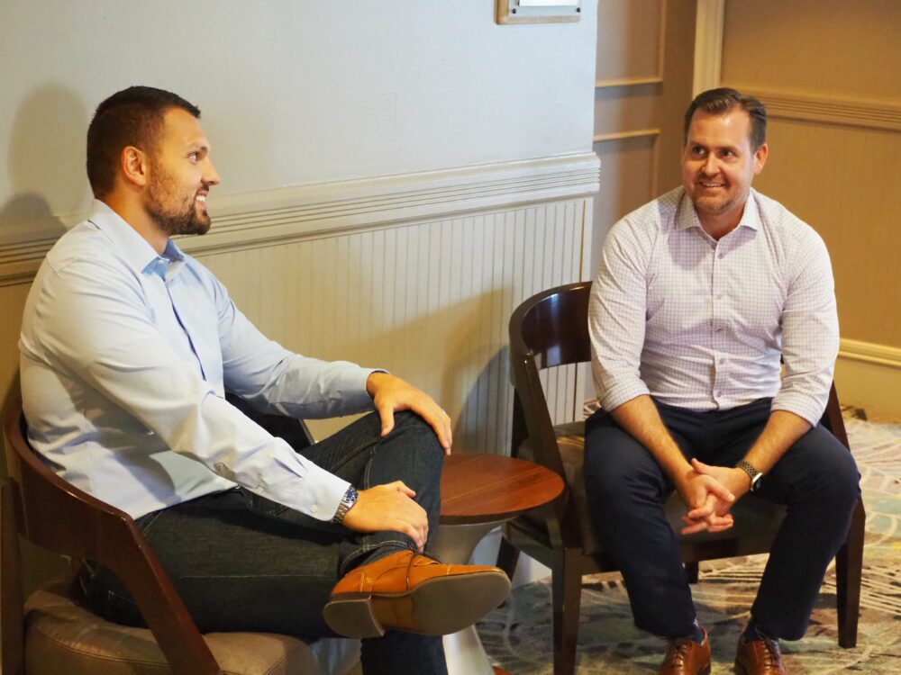 Justin Sheridan, Delivery & Transformation Service Line Leader and Brendan Ossee