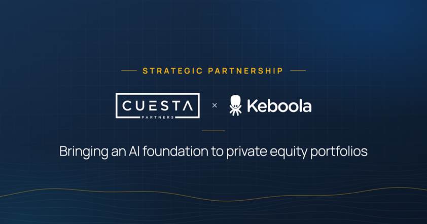 Cuesta and Keboola Form Strategic Partnership to Give PE-Backed Companies AI That Knows Their Business