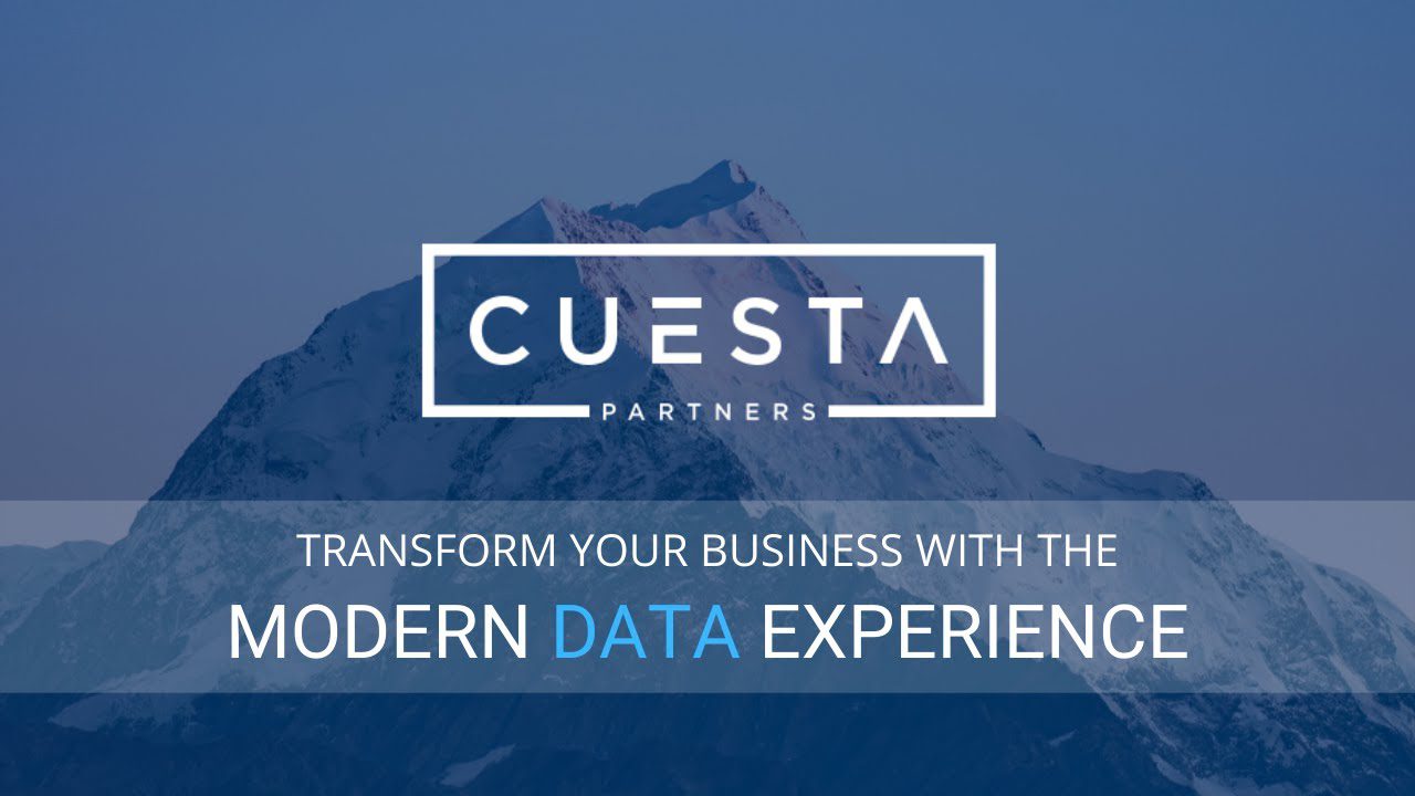 Cuesta Modern Data Experience Video